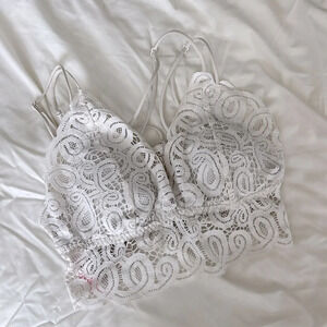 🚨 Last Chance 🚨PINK Victoria's Secret White Lace